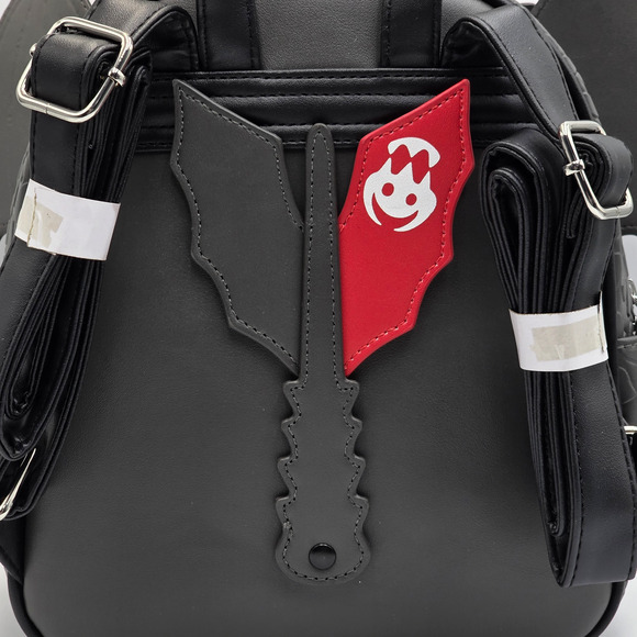 How To Train Your Dragon Toothless Pin Collector Black Mini Backpack New - Picture 7 of 8